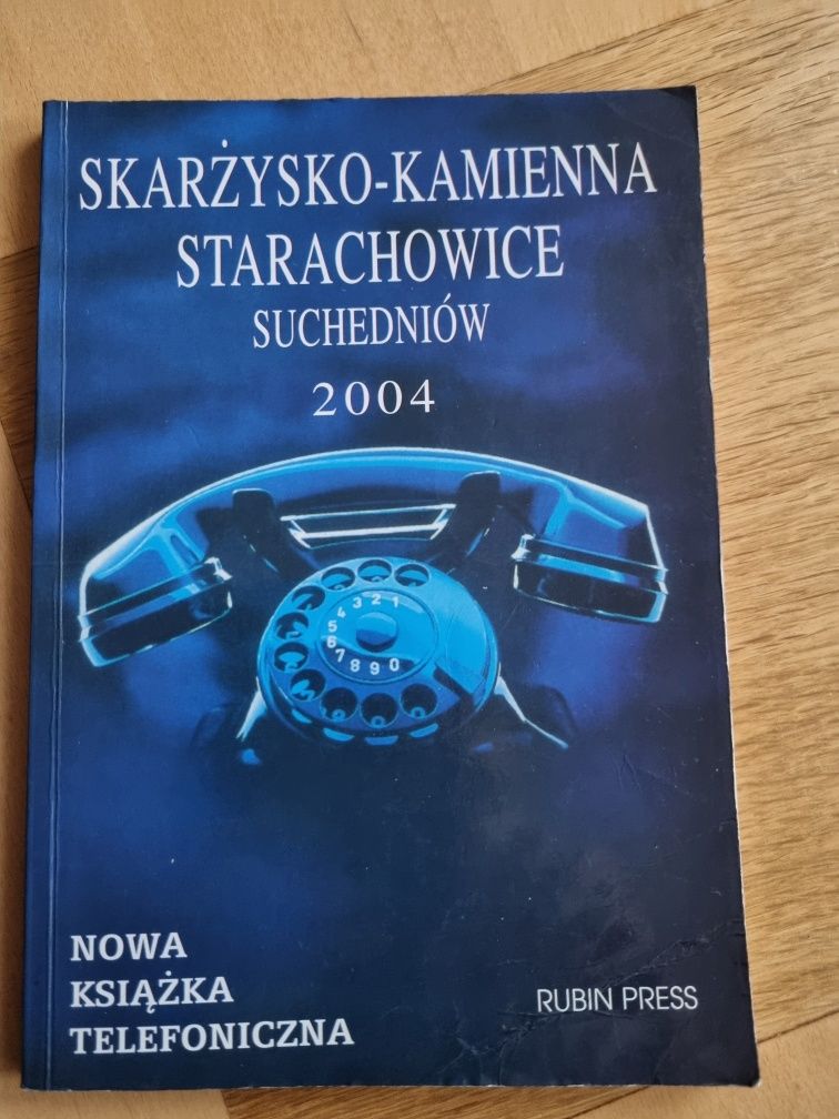 Książka telefoniczna powiatów woj. Świętokrzyskie 2004r.