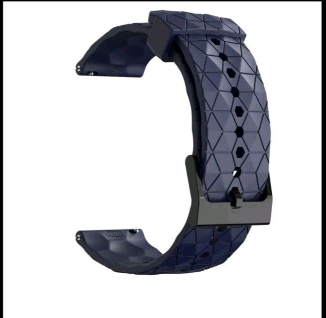 Bracelete em silicone, 22mm (Nova) Azul