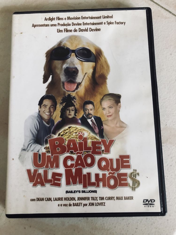 Filme DVD Bailey um cão que vale milhões