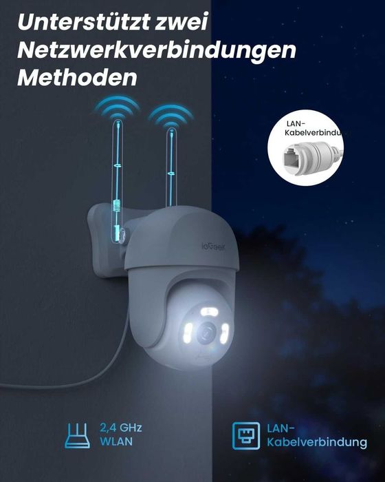 Kamera IP zewnętrzna ieGeek IE60 OBROTOWA KAMERA 4MP 2.5K