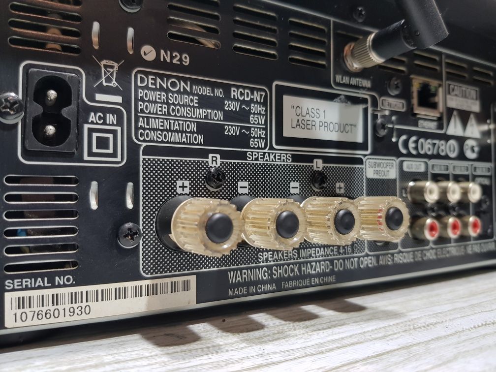 Wi-Fi! CD ресивер DENON RCD-N7,  USB, б/у з Німеччини
