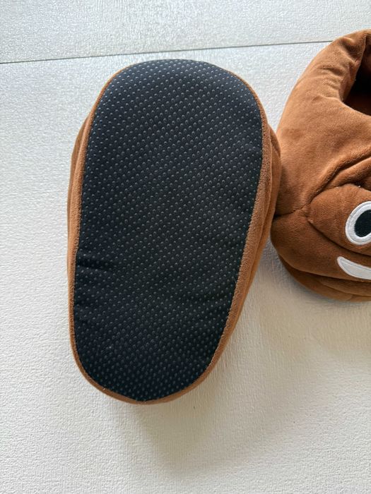 Тапочки Кигуруми Какашки емоджи, тапочки м'які емоджі