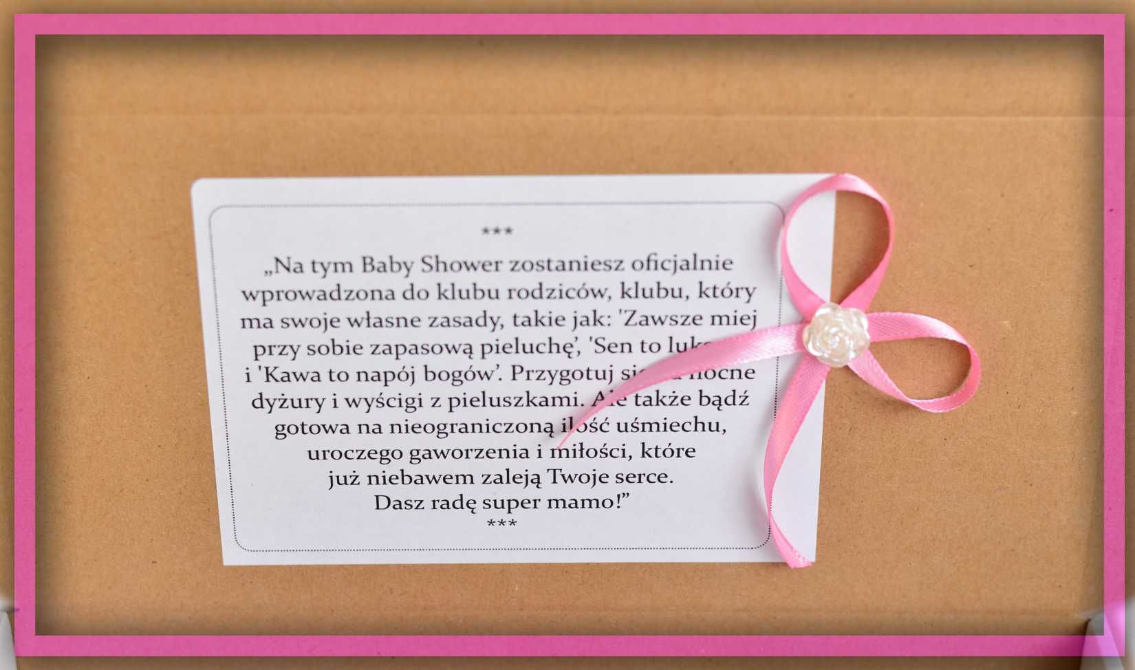 Zestaw prezentowy narodziny dziecka, wyprawka BABY Shower, chrzest