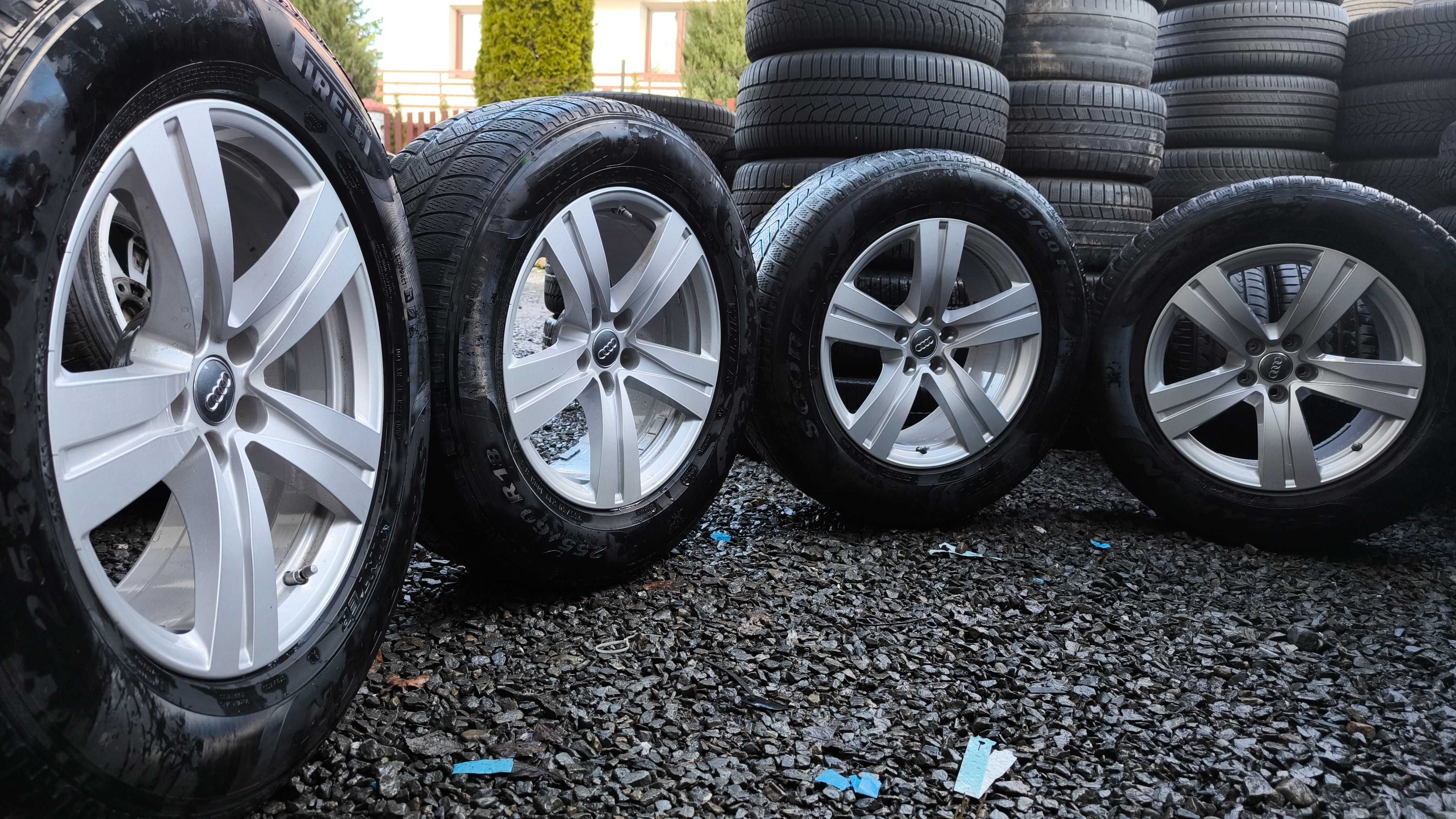 Koła Audi Q5 Q7 Q8 A4 A6 A7 A8 S6 S8 18 cali 5x112 ET25 Opony 255/60