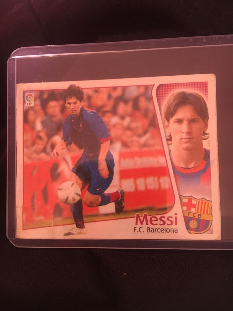 Messi 2004/2005 ,rookie ,carta e cromo ,raridade ,aceto ofertas