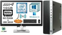 Pack Pç HP-600G3+Lcd 22"P 7ªG|I5-3.4G|16G|NVMe-256+HDD500|Kit|Wifi|W11