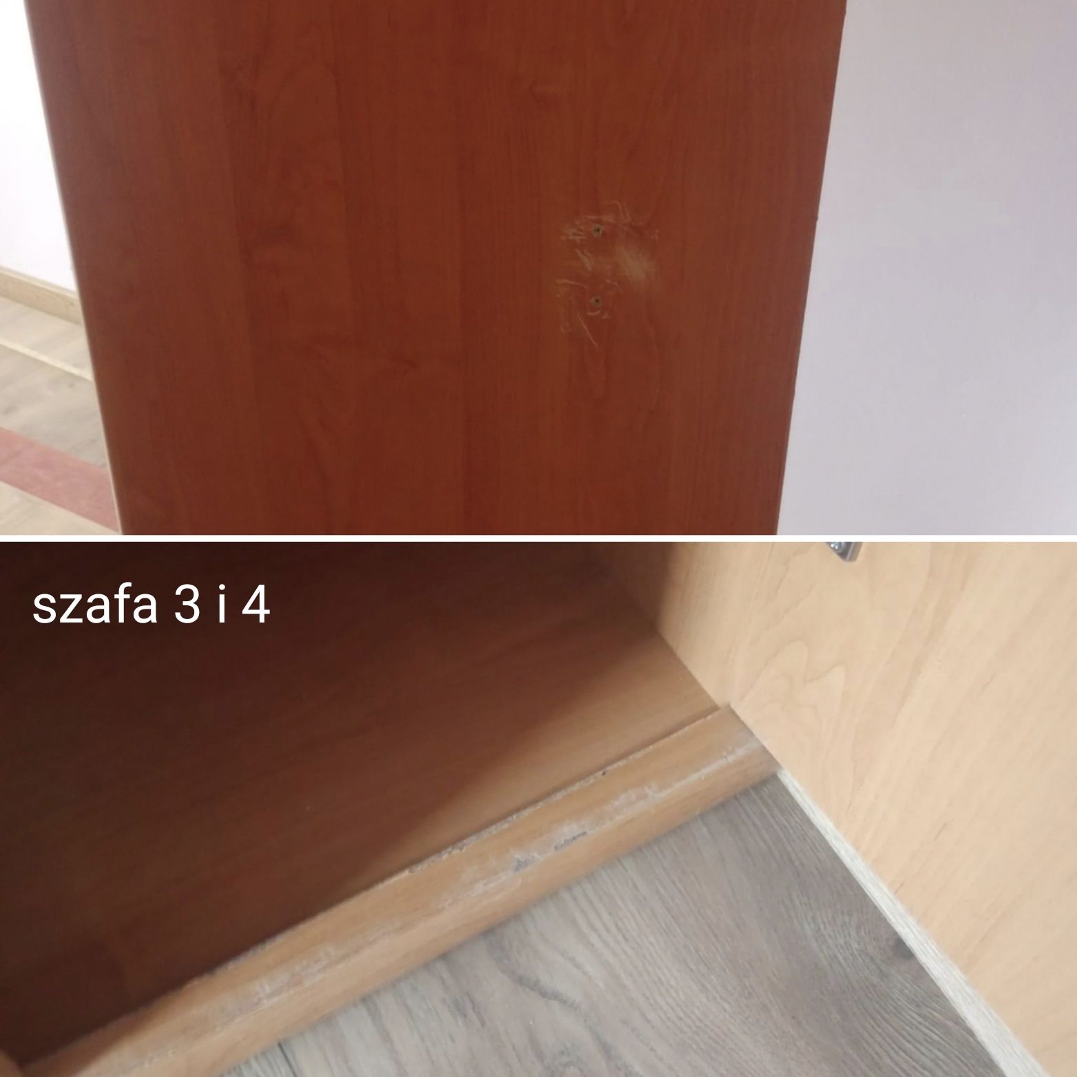 Zestaw mebli: szafa, meblościanka/szafka RTV z nadstawką