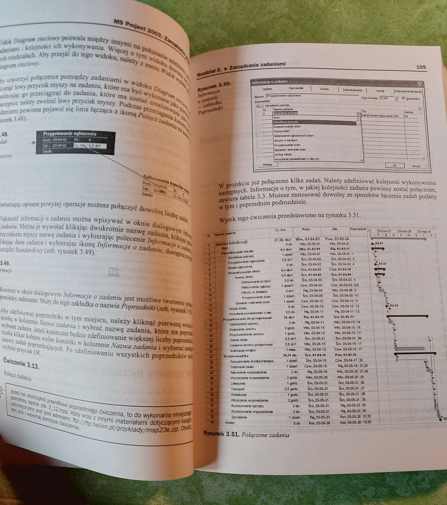 MS  Project 2003 zarzadzanie projektami. Książka