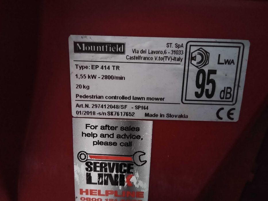 Kosiarka Mountfield spalinowa z napędem Uszkodzona