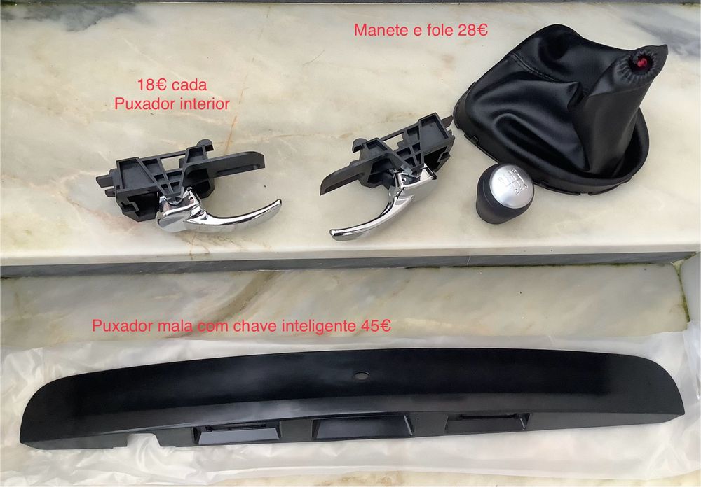 Nissan qashqai j10 puxador porta mala Manete centros comando vidro