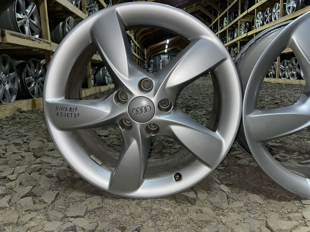 Титани AUDI A6 5/112 R17 7.5J ET37 супер стан ідеал 4шт