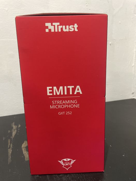 Microfone de streaming profissional marca trust novo