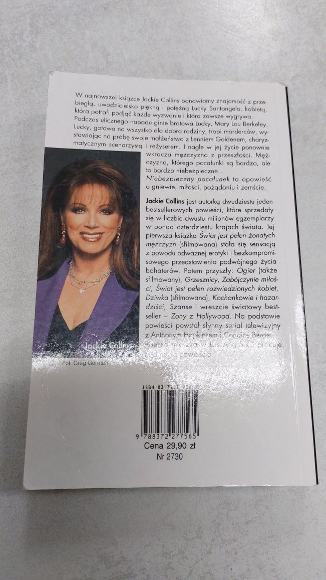 Niebezpieczny pocałunek. Jackie Collins