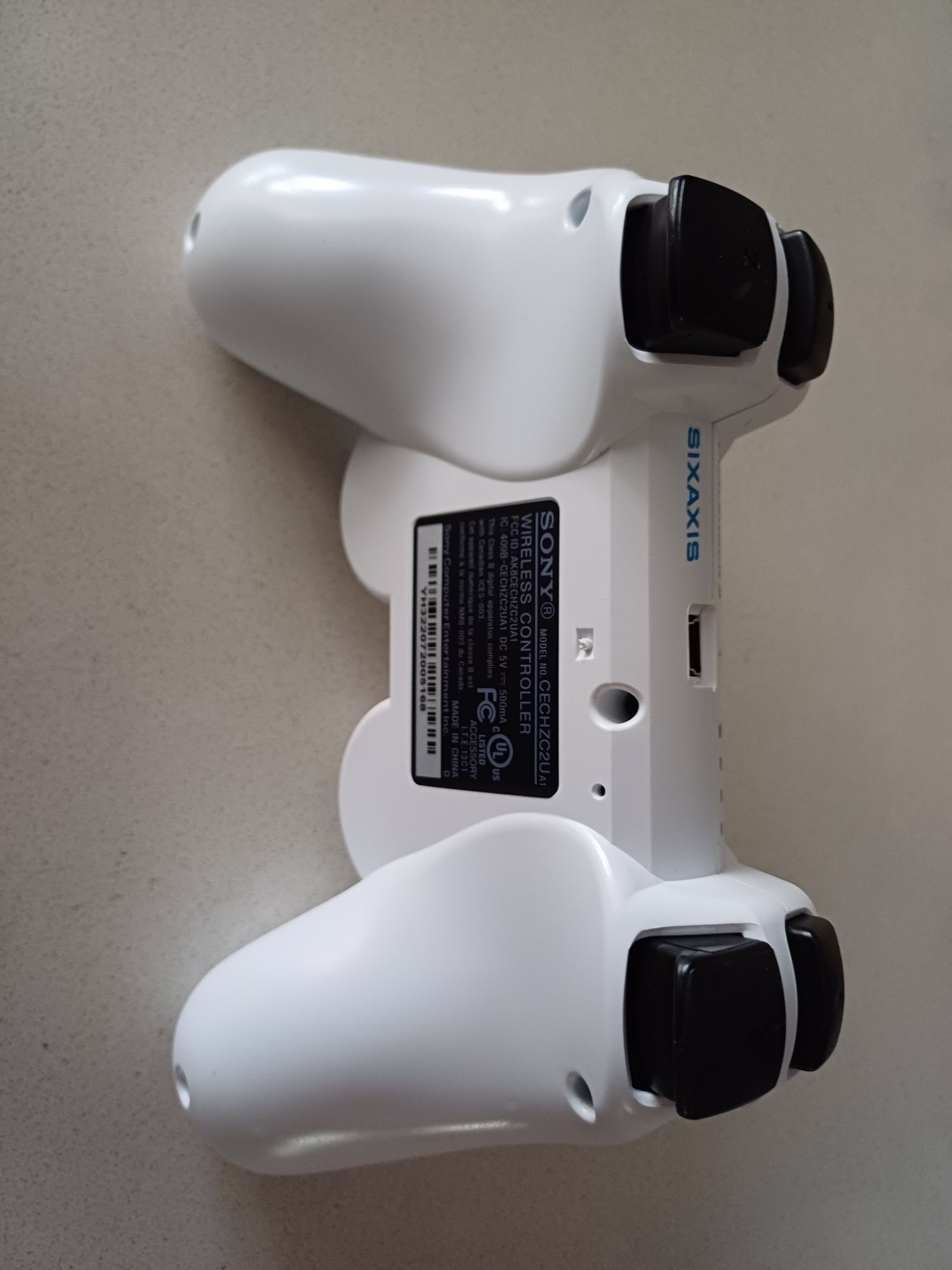 Comando PS3 NOVO sem fios branco