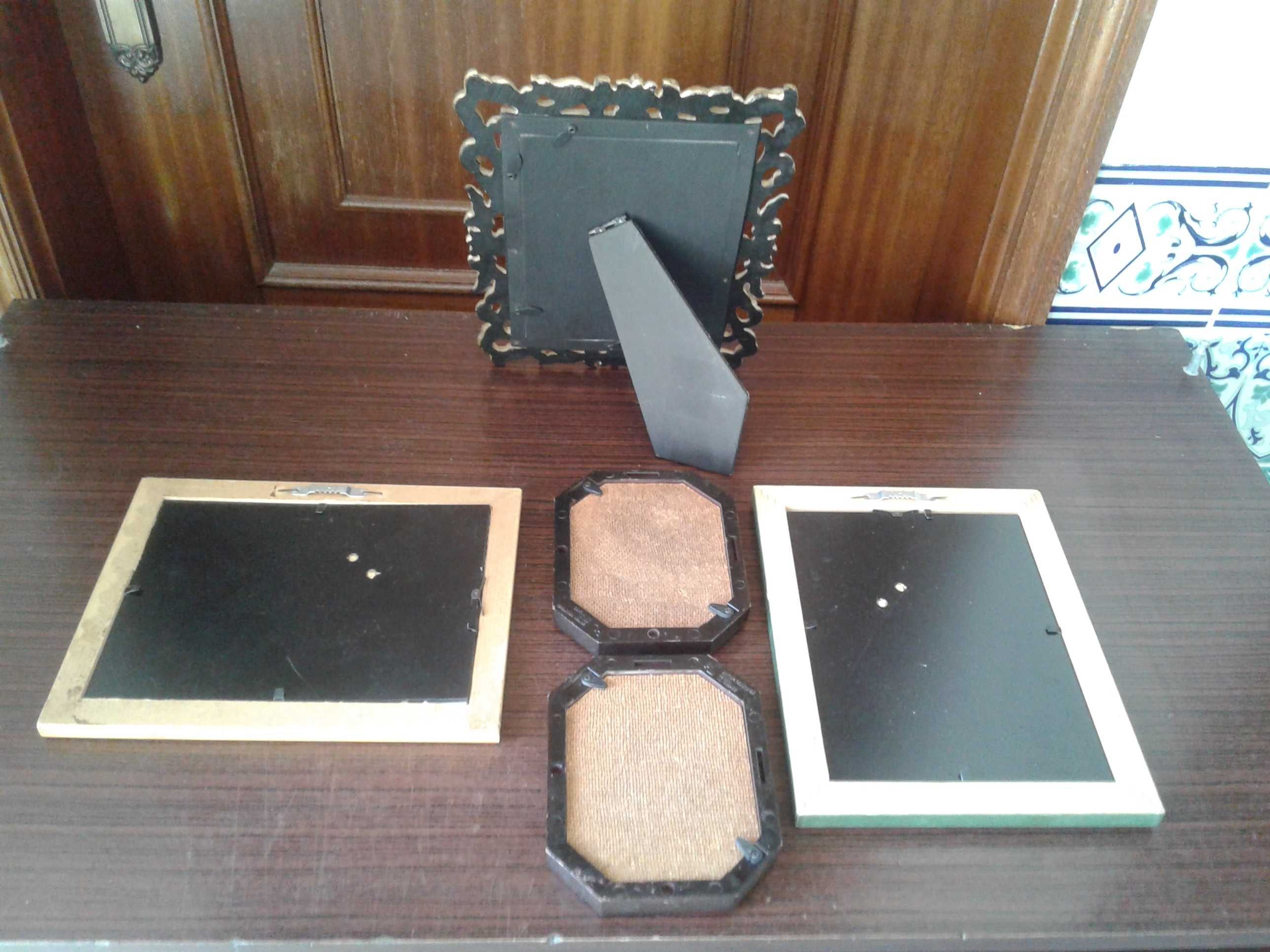 Porta-retratos para cómodas e parede, como novos!