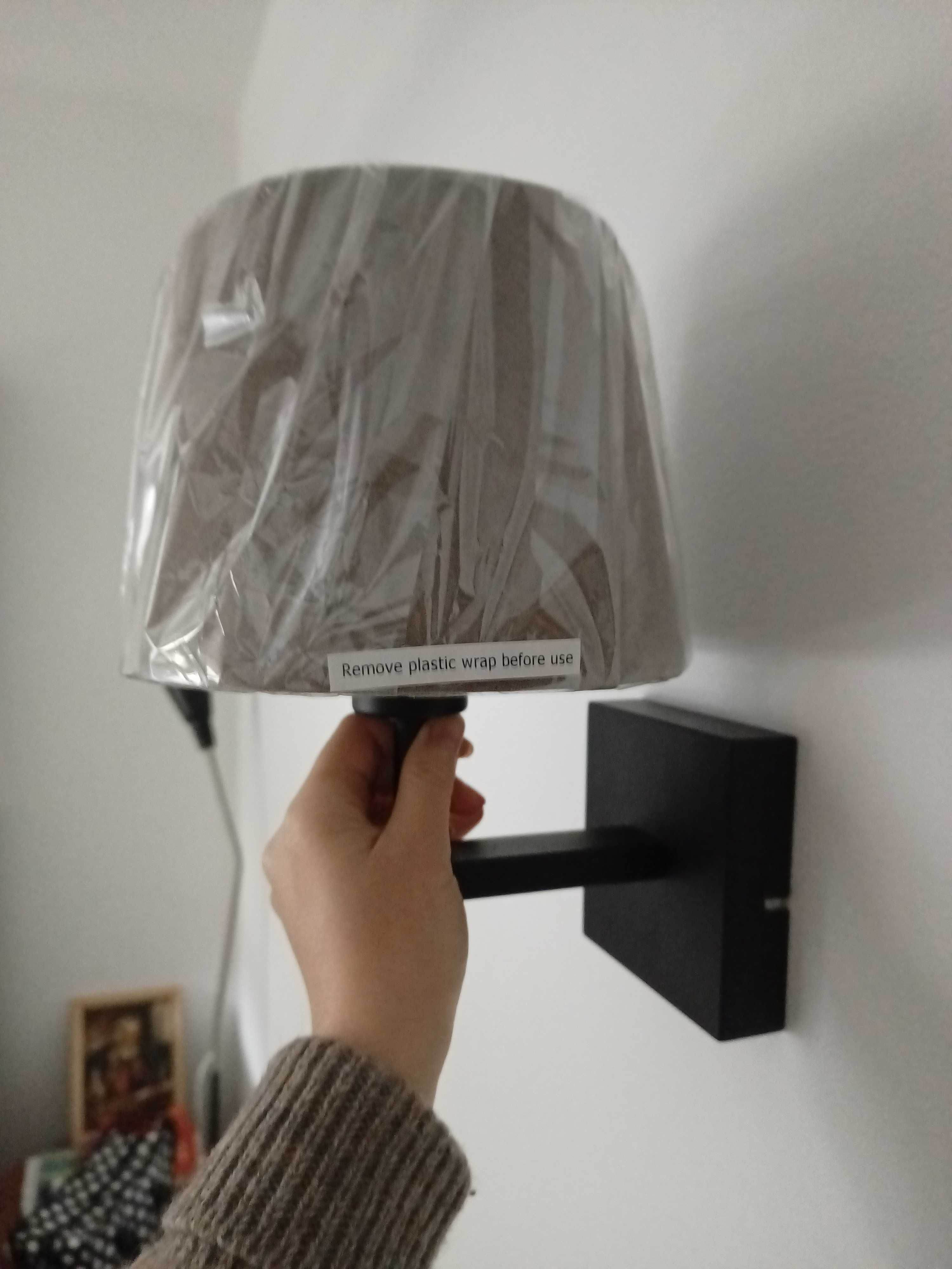 Leroy Merlin nowy kinkiet / lampa ścienna w stylu loft, zafoliowana