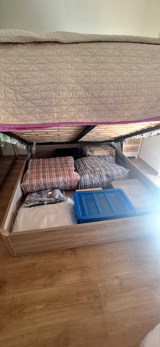 Somier cama + Colchão + Cabeceira