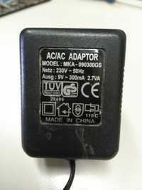 AC/AC Adaptor a funcionar