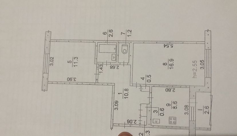 Продам 2х ком квартира в центре на Добролюбова