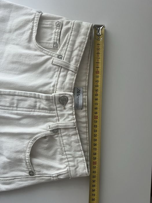 Світлі (молочні) джинси zara eur34/mex24