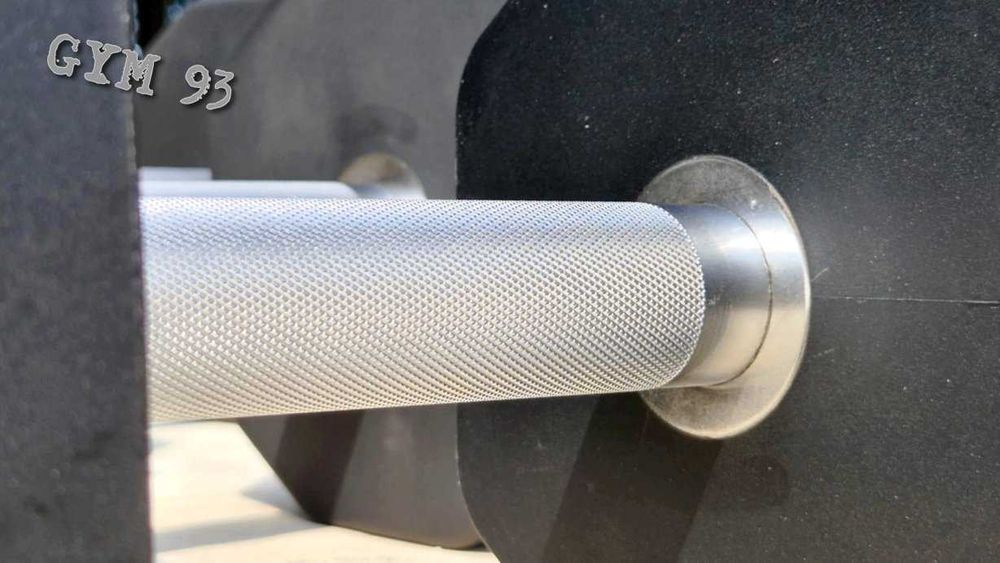 Zestaw hantli PREMIUM w PU do 30 kg co 2,5 kg 8-śmiokąt