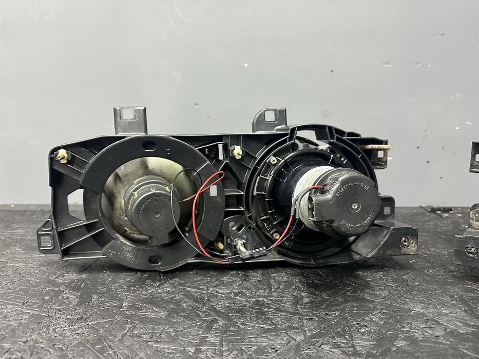 Фари БМВ Е34 Е32. Hella Black. Bi-led