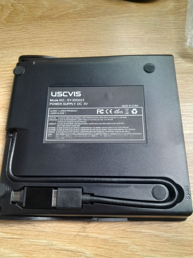 Zewnętrzny napęd cd dvd usb usb-c uscvis