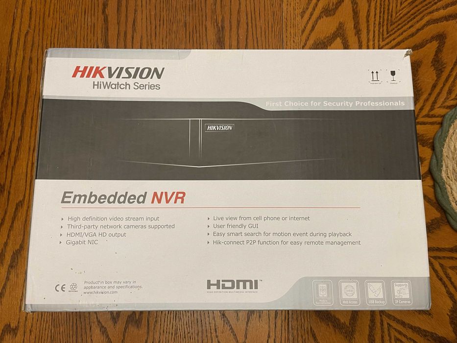 Zestaw monitoringu Hikvision, 4x Kamera Wi-Fi, Rejestrator, 2 Routery