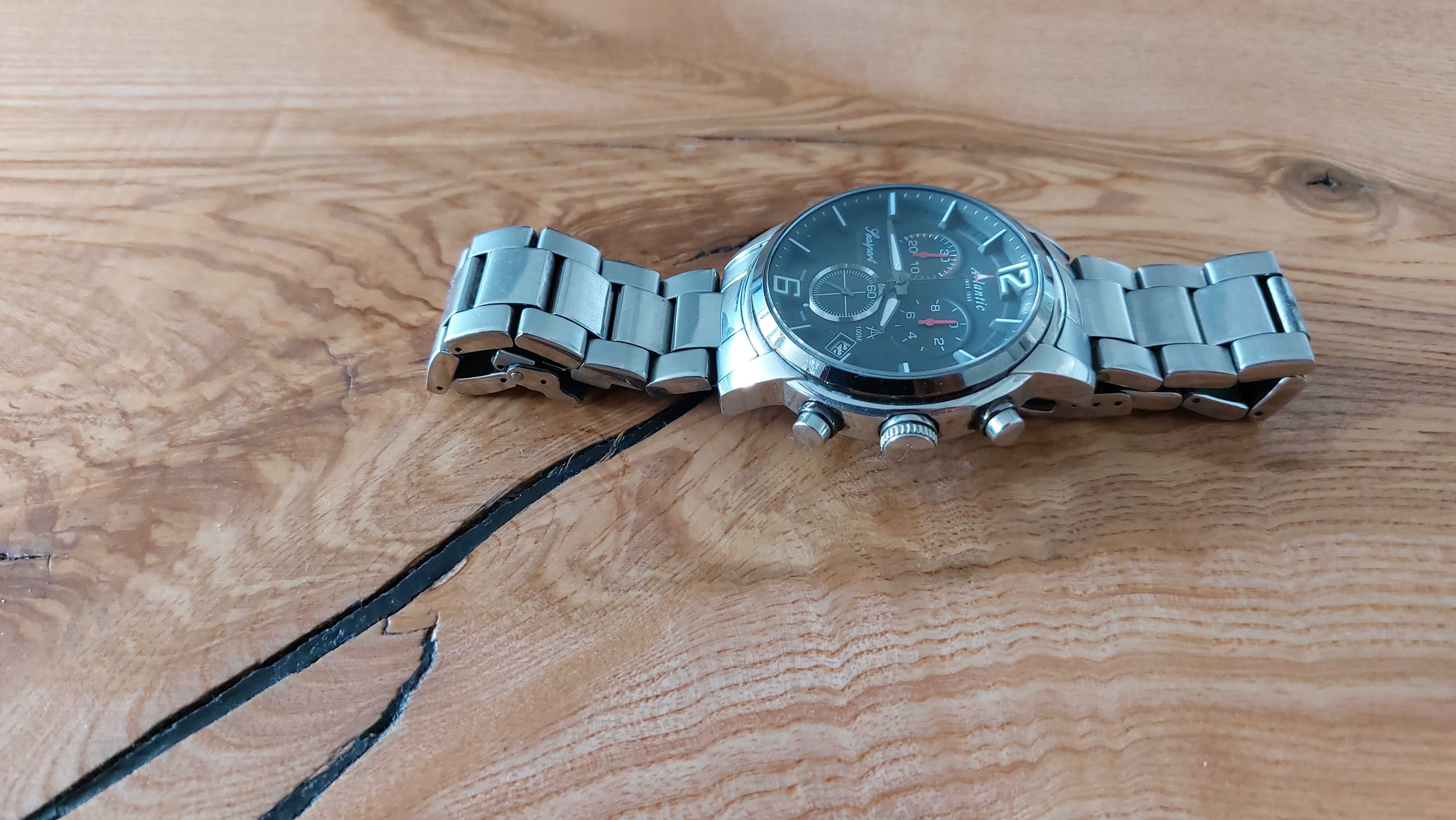 Szwajcarski Zegarek Atlantic seasport 87461  87461/66 Chronograph