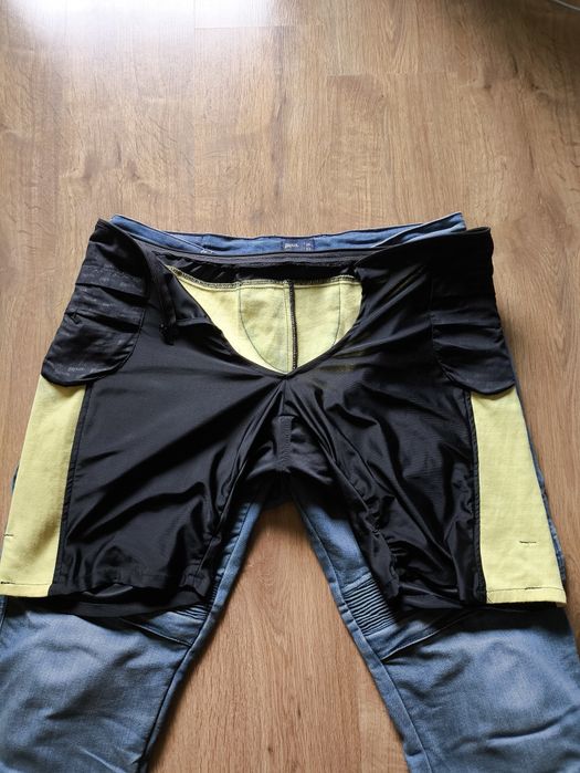 Spodnie motocyklowe Broger Ohio W38 L32 Jeansy Kevlar ochraniacze