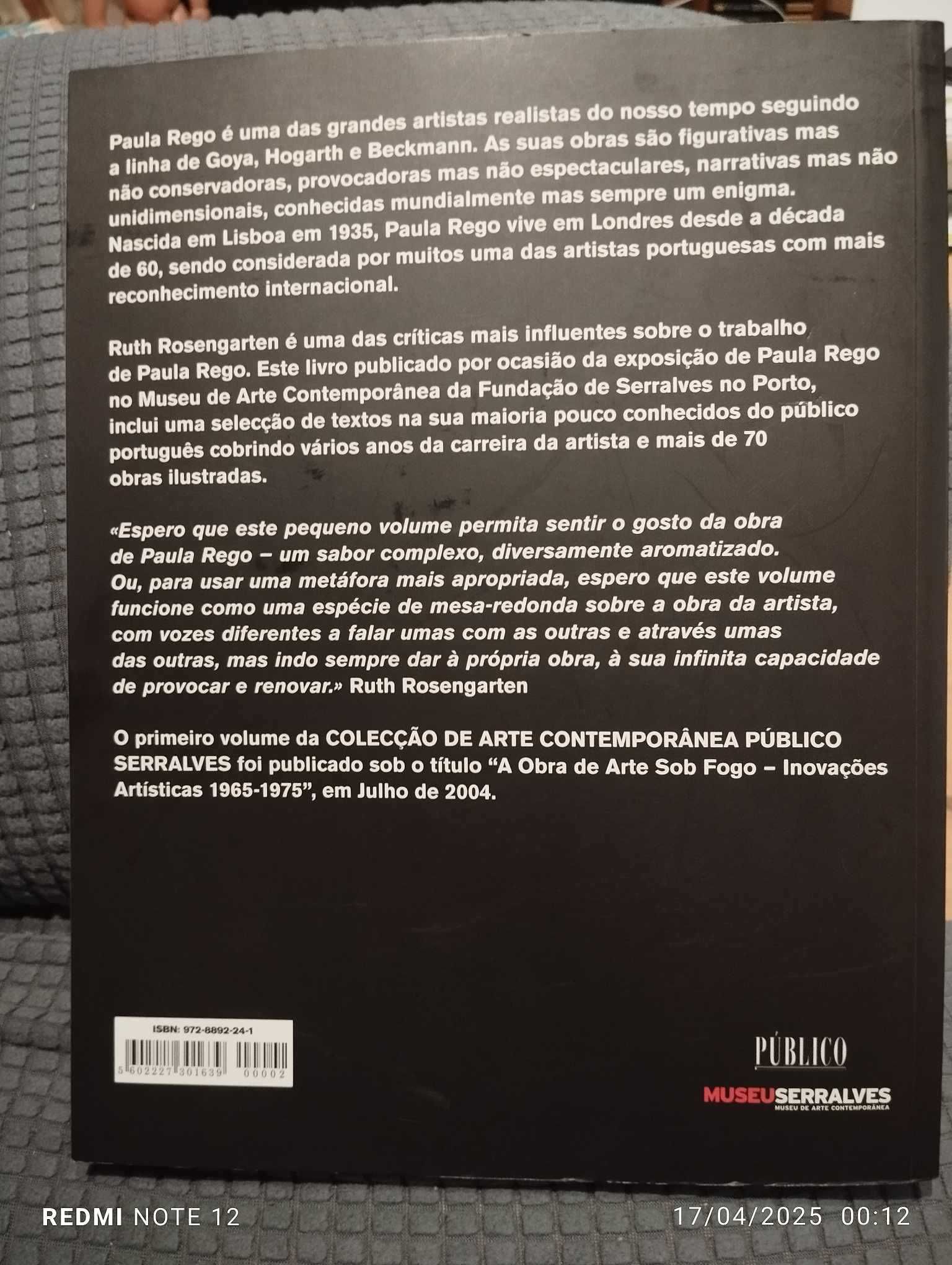 Livro - Compreender Paula Rego - 25 Perspectivas