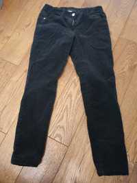 Spodnie zimowe primigi 140 czarne sztruksowe