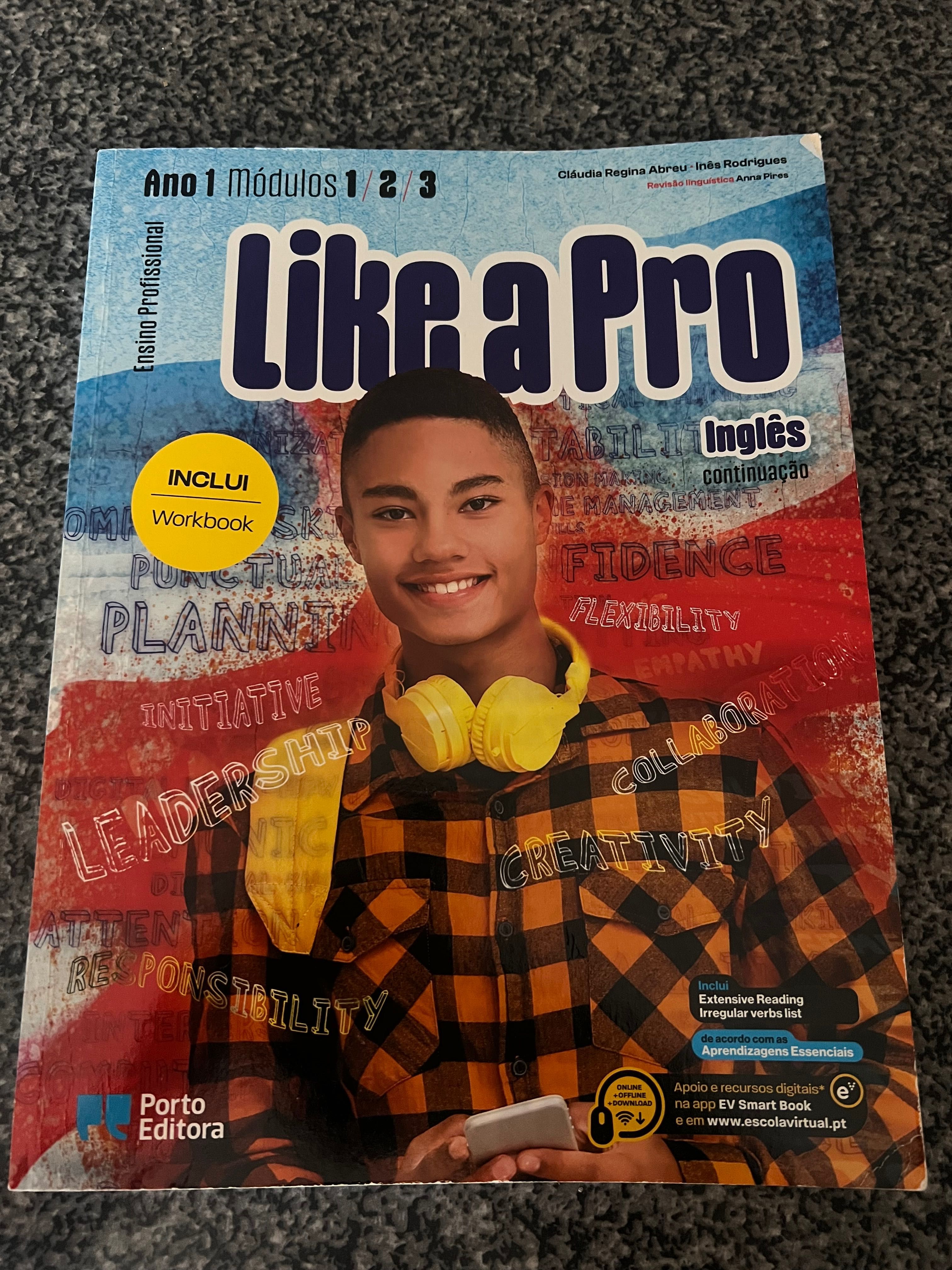 Livro escolar ‘like a pro’ 10 • ensino profissional