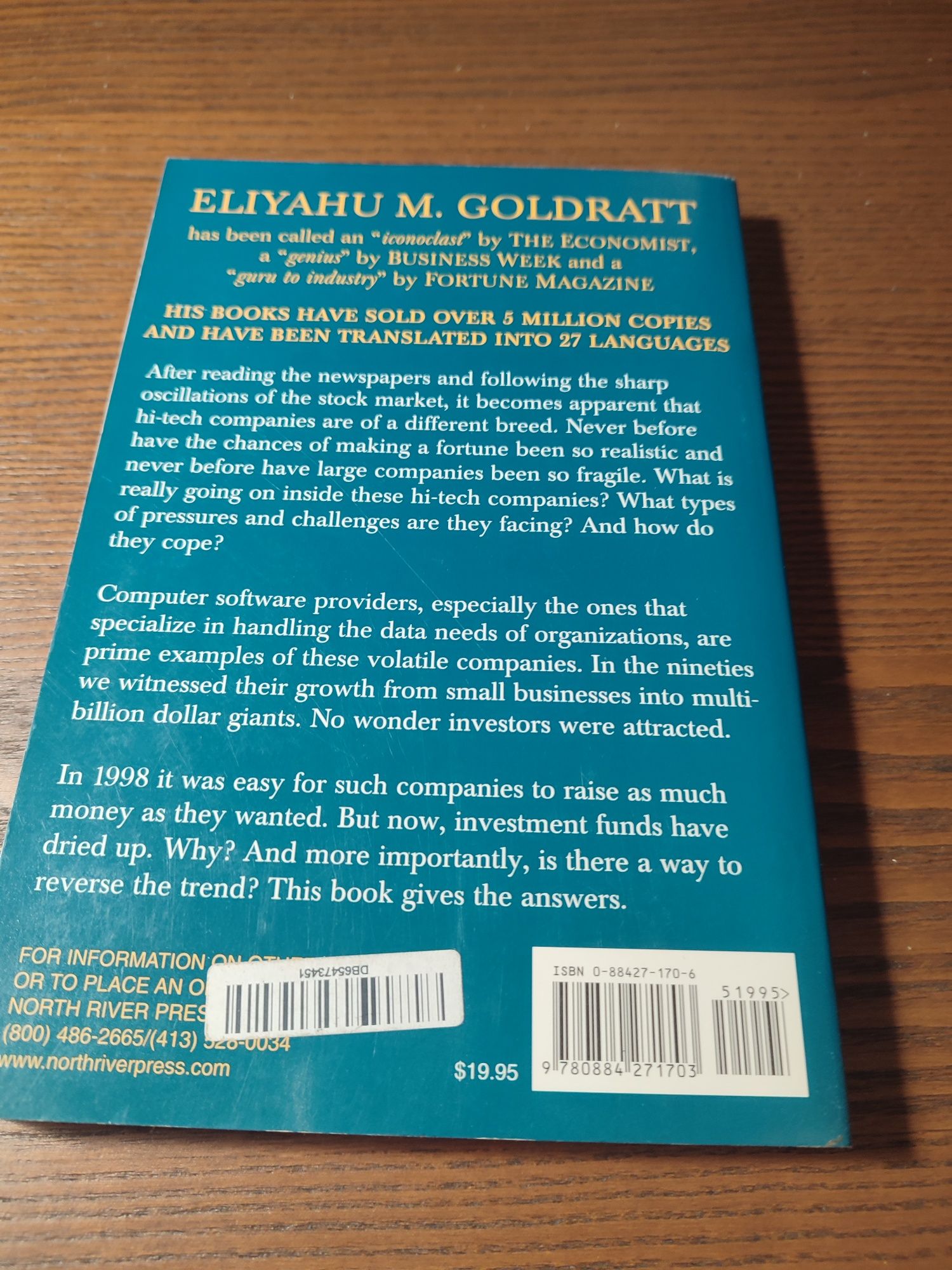 Eliyahu M. Goldratt Necessary but not sufficient