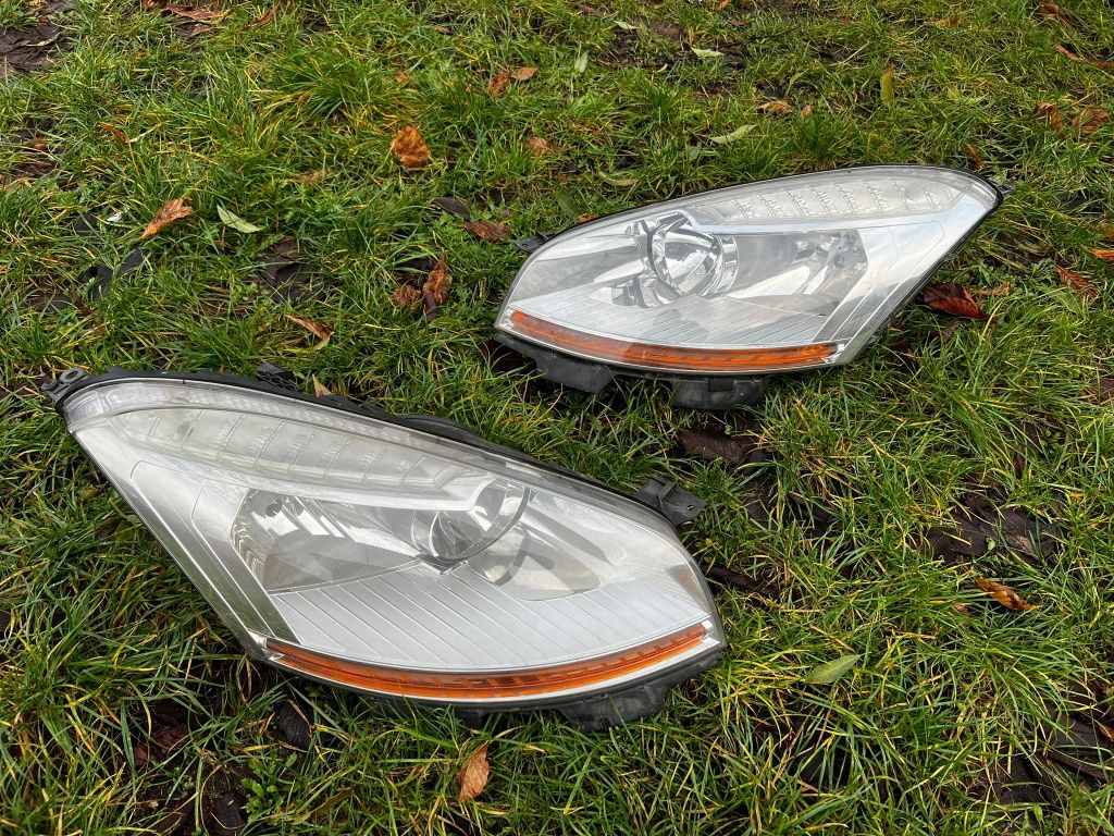 Citroen C4 Grand Picasso Lampa przód lampy HELLA oryginał EU zestaw X2