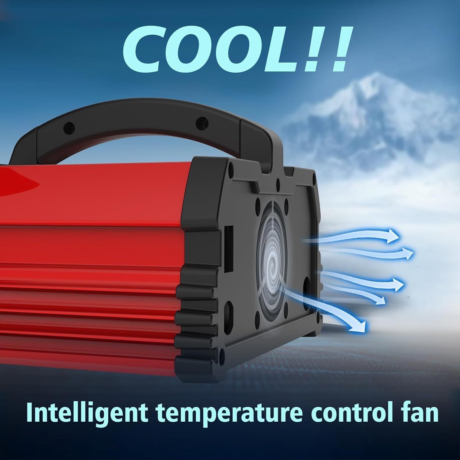Inteligentna ładowarka samochodowa 12V/24V 20A z LCD do akumulatorów