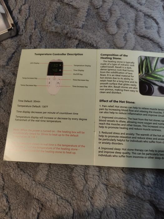 Zestaw do masażu gorącymi kamieniami