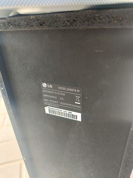 Zestaw kina domowego LG SH93TA-W