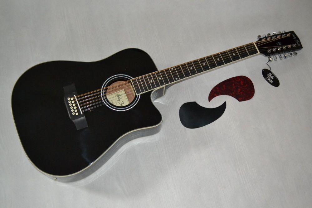 Harley Benton D-200CE BK nowa gitara 12 STRUNOWA - ustawiona!