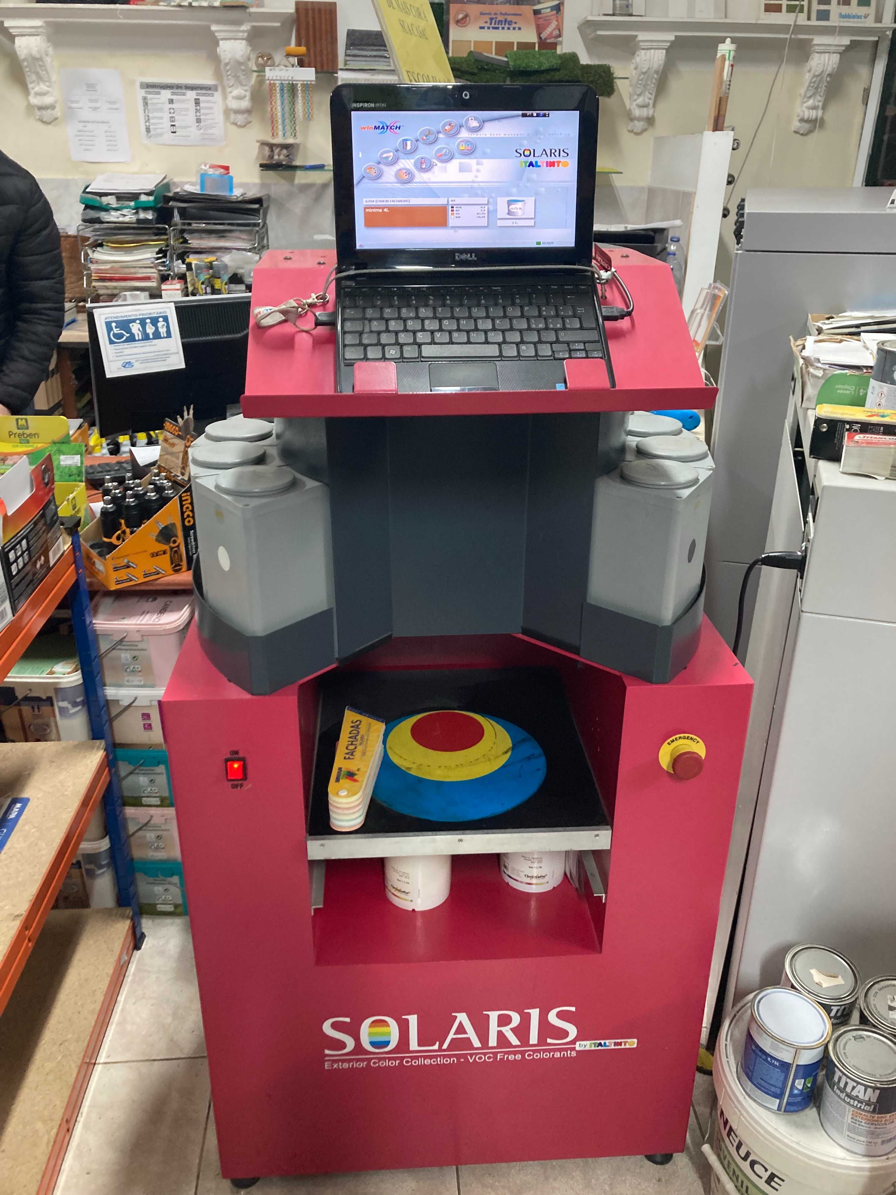 Máquina Afinar Tinta Solaris - Afinação cor