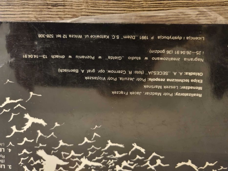 Płyta winylowa Dżem Detox unikat 001/91 licencja i dystrybucja 1991