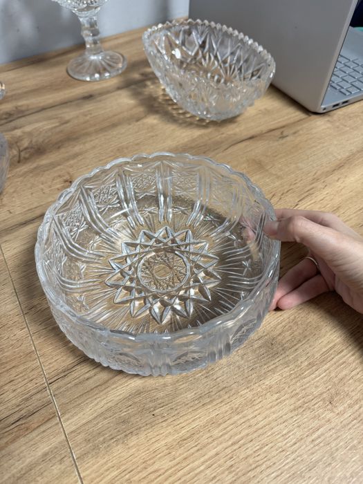 Хрусталь кришталь салатники цукерниці