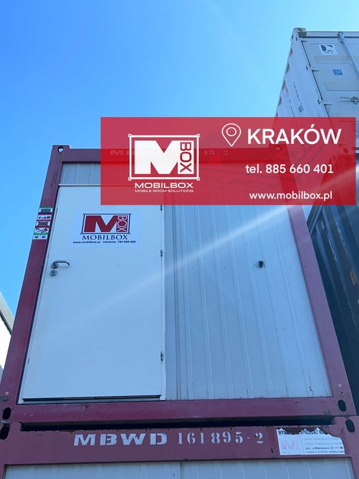 kontener socjalny, kontener, kontener biurowy, kontener MB20H Używany