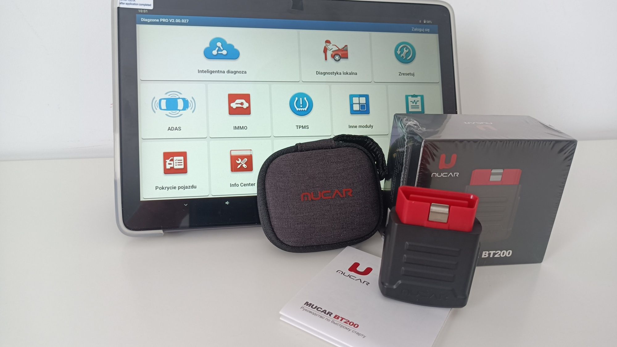 Teblet do DiagZone, XDiag Mucar BT200, Thinkdiag 2, Ediag Plus głowica