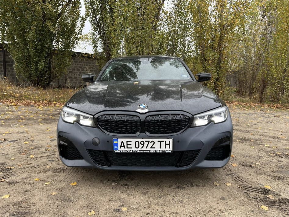 Комплект обвеса M BMW 3 G20 дорест передний задний бампер пороги