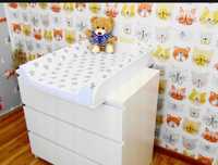 Przewijak nakładka na komodę Malm IKEA zaokrąglony 70x50