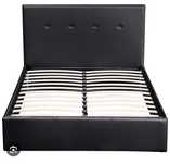 Cama de Casal Preta 160x200