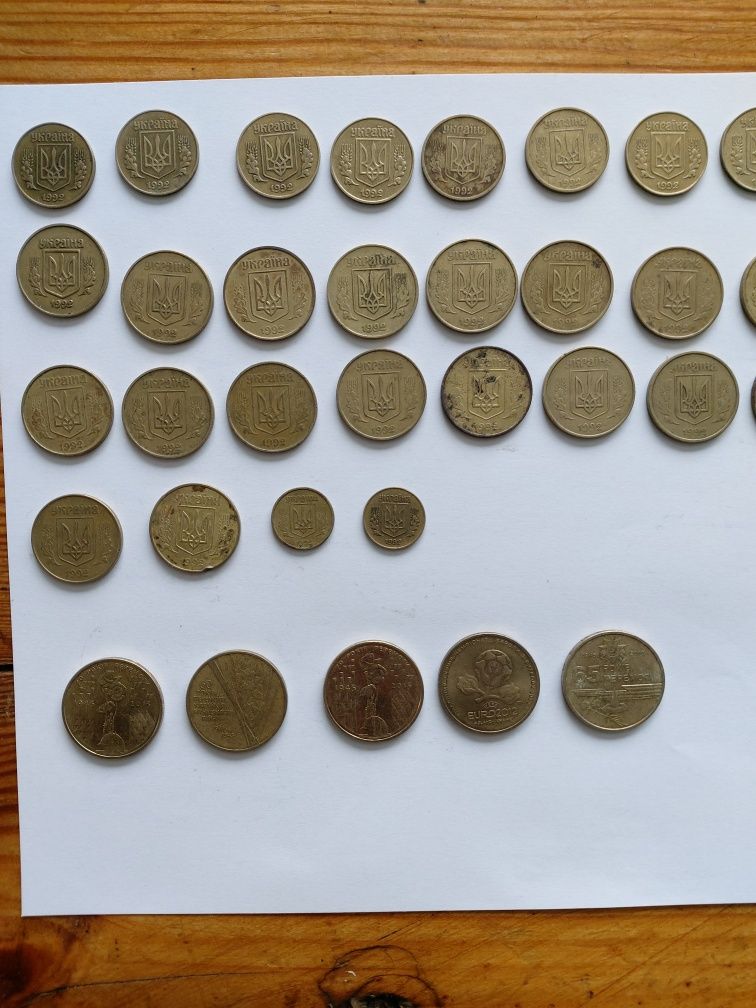 Недочекан 10 копеек, монеты 1992 года, монеты 1 гривна