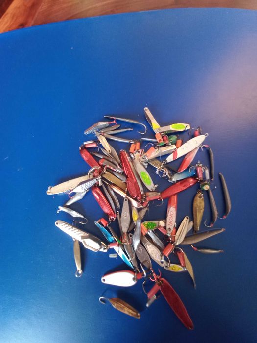 Mormyszki blaszki podlodowe