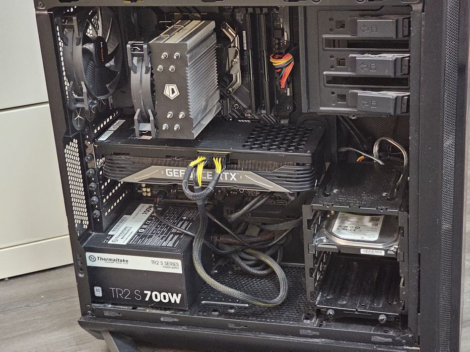 Игровой ПК с RTX 3070, Ryzen 5 5500, 32GB DDR4 Тихий компьютер для игр